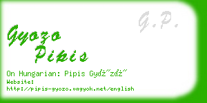 gyozo pipis business card